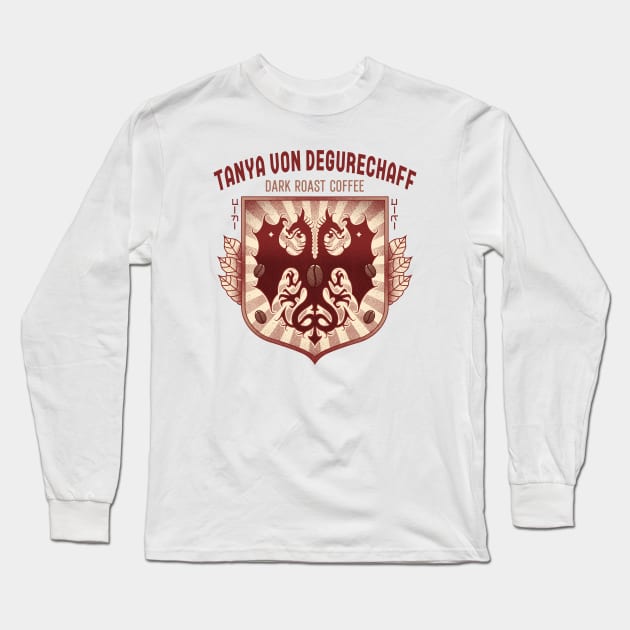 Degurechaff Coffee Long Sleeve T-Shirt by Lagelantee